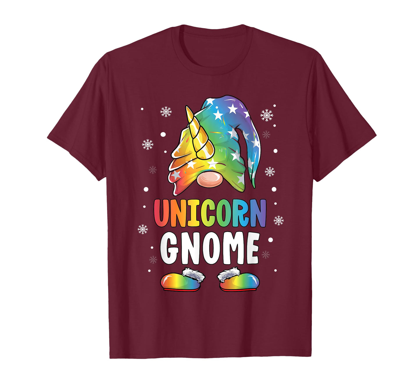 Gnome Unicorn Shirt Family Matching Group Christmas Girls T-Shirt