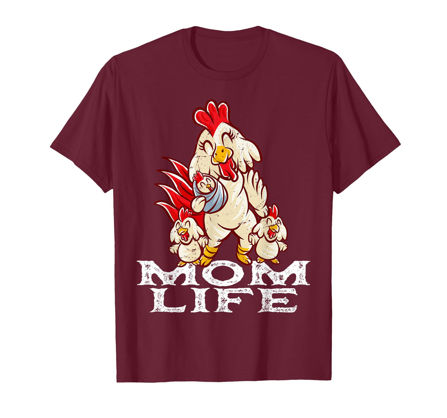 Chicken Mom Life Best Mum Mother Mother's Day Hen Mami T-Shirt