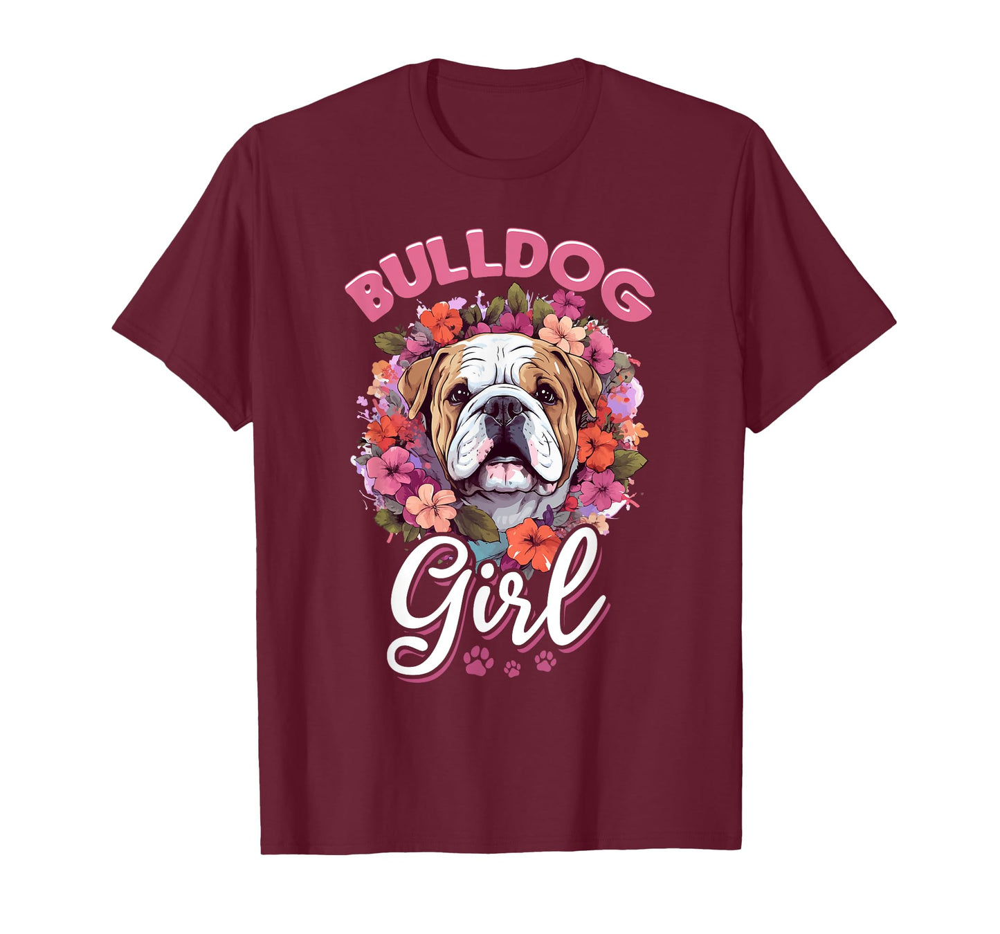 British English Bulldog lover - Bulldog Girl T-Shirt