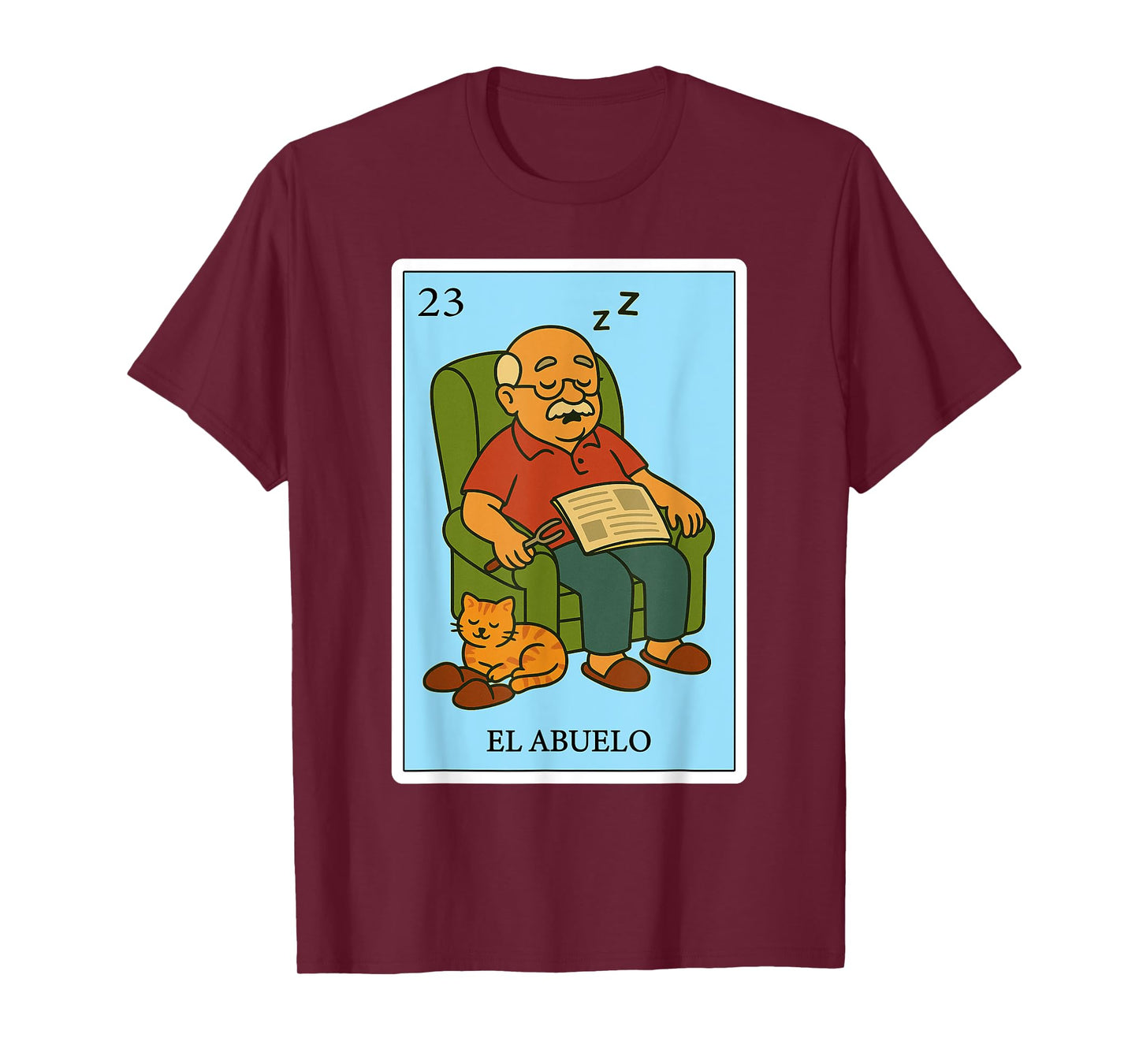 El Abuelo Dormilón | Spanish-Mexican Bingo Gifts for Abuela T-Shirt