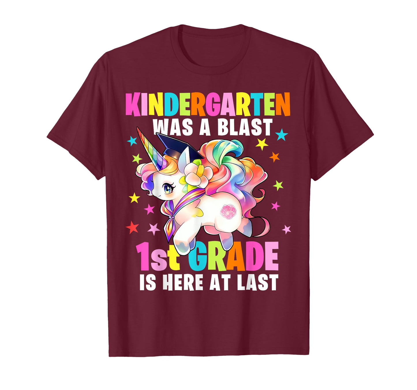 Kindergarten Graduation Unicorn Kindergarten Graduate Girls T-Shirt