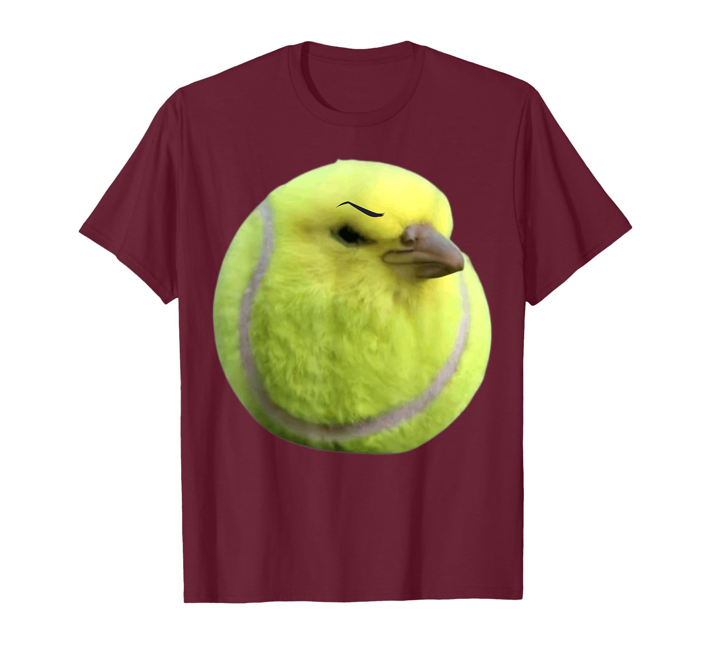 Tennis Bird Ball Meme Funny Memes Internet Memes Brainrot T-Shirt