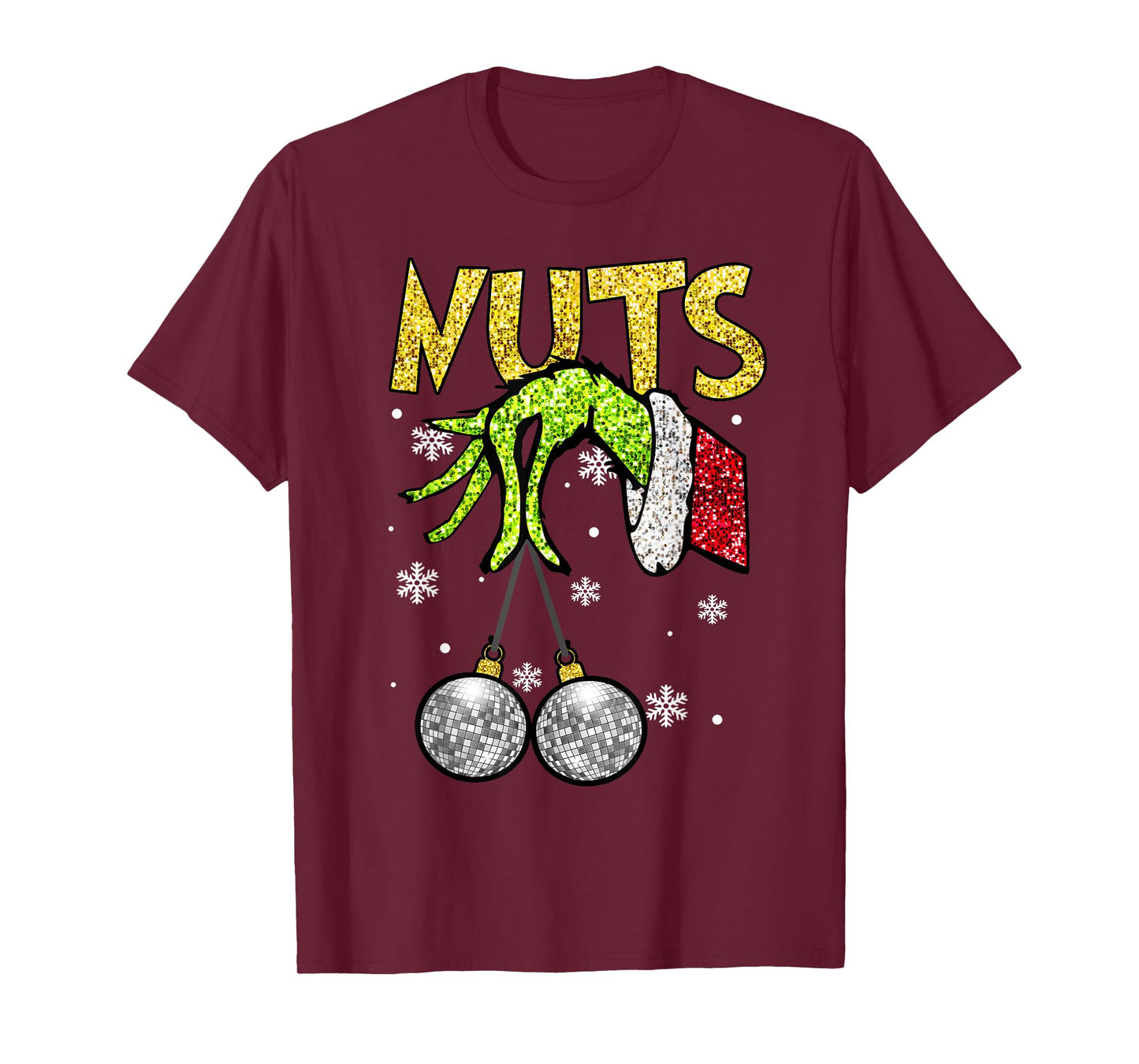 Chest Nuts Matching Chestnuts Funny Christmas Couples Men T-Shirt
