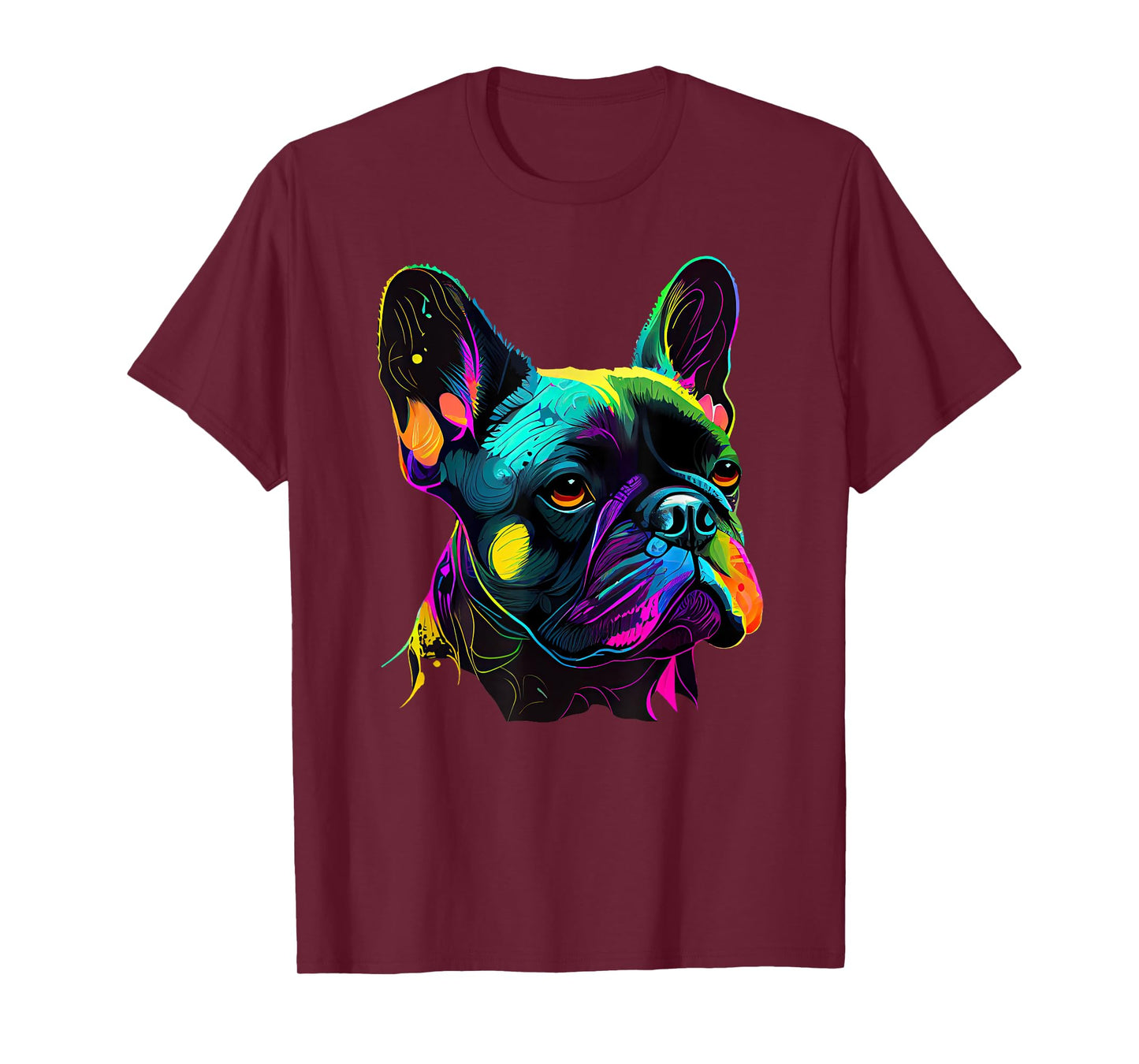 French Bulldog Pop Art Design Cute French Bulldog Lovers Men Women Girls Kids T-Shirt