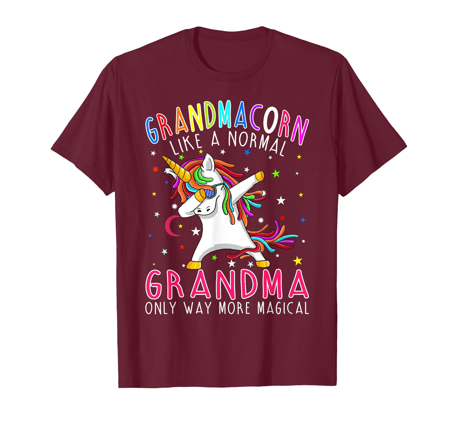 Grandmacorn Like A Normal Grandma Only Way More Magical T-Shirt