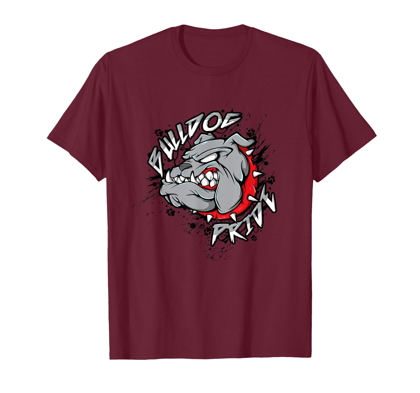Bulldog Mascot Shirt English Bulldog Pride And Loyalty Men Women Girls Kids T-Shirt