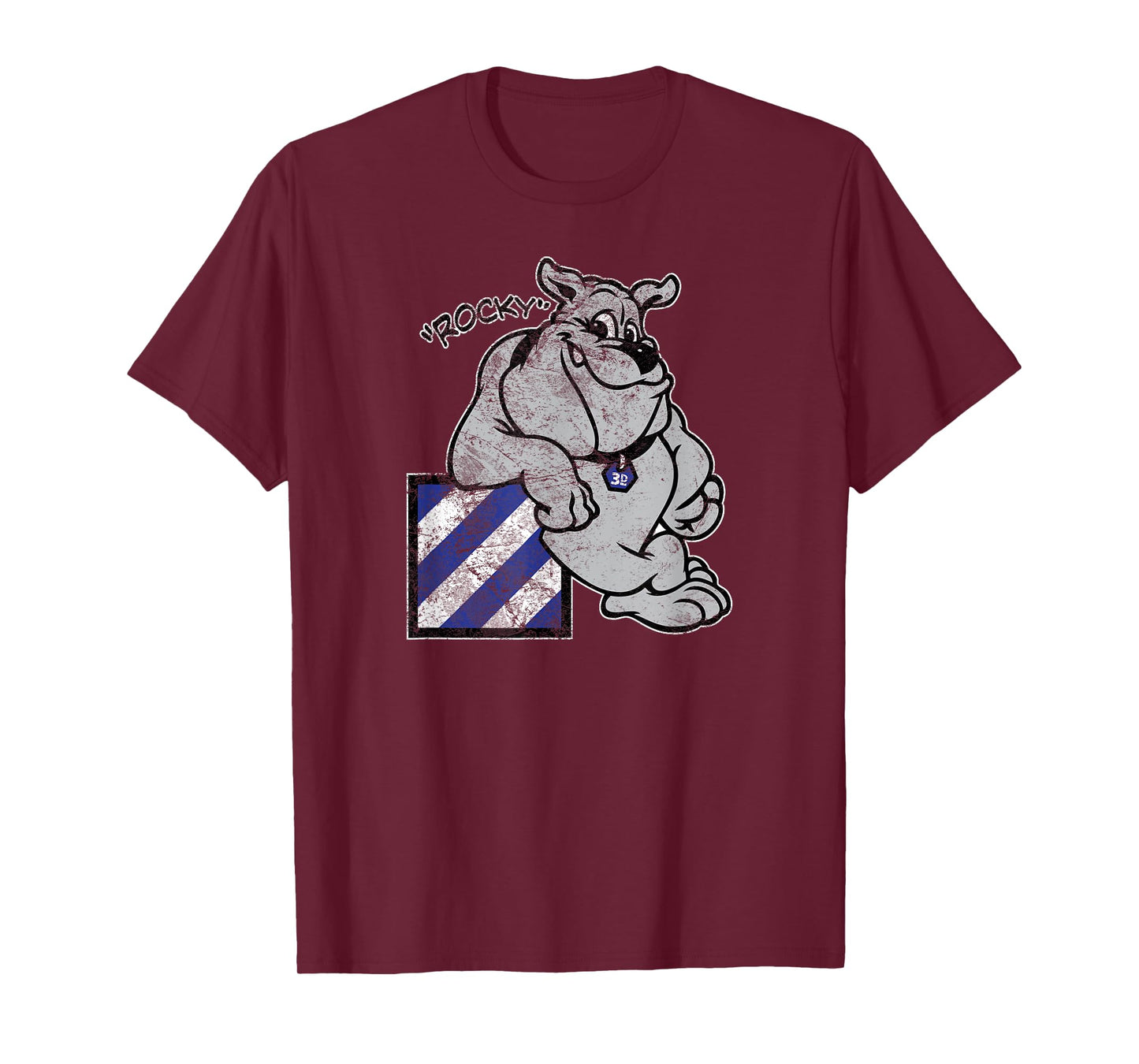 American Marauder: 3rd Infantry Division Rocky the Bulldog Men Women Kids T-Shirt