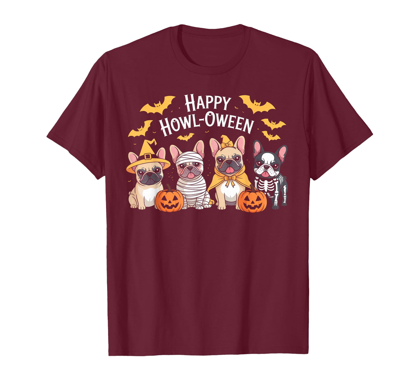 Mummy French Bulldog Halloween T-Shirt