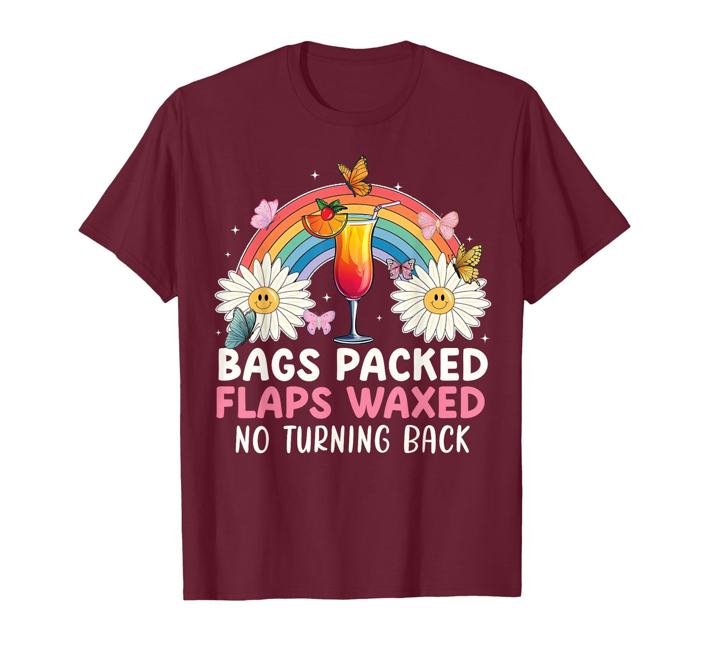 Unicorn Inappropriate Dirty Funny Trip Travel Girls Vacation T-Shirt
