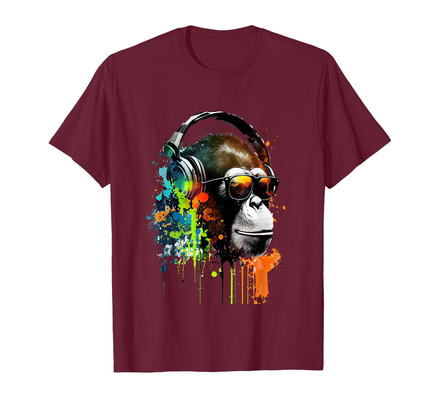 DJ Monkey monkey with sunglasses T-Shirt