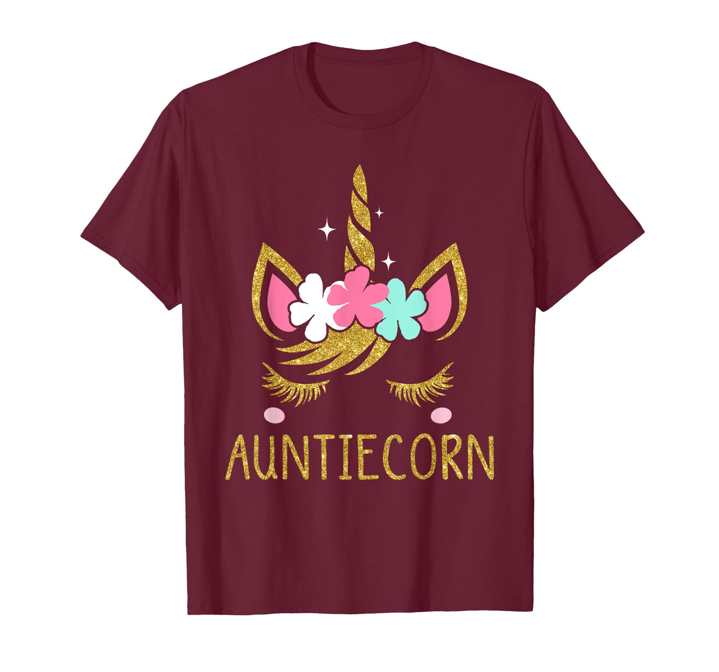Auntiecorn Unicorn Auntie T-Shirt T-Shirt