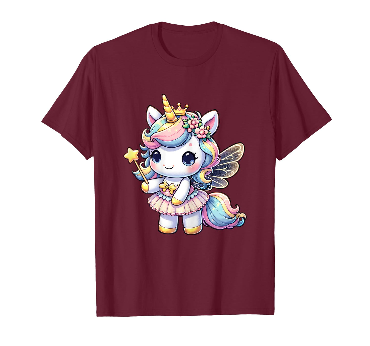 Unicorn Fairy Birthday Unicorn Party Girls Outfit T-Shirt