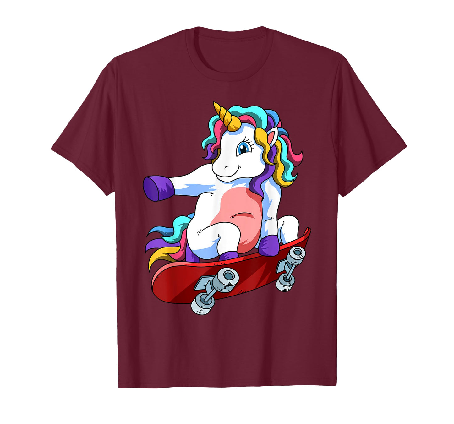 Skateboard Unicorn Lover Skateboarder Skateboarding Skate T-Shirt