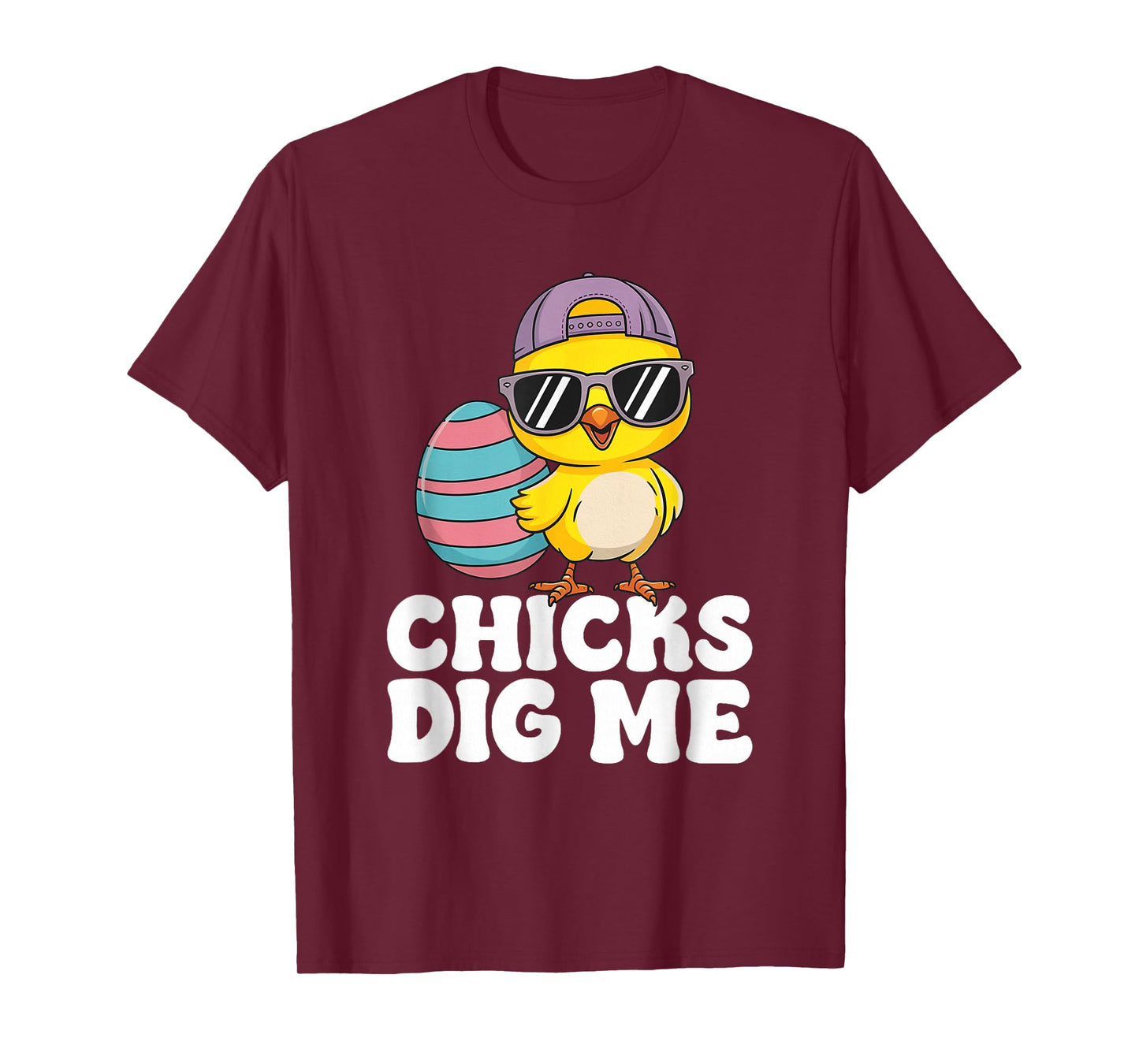 Chicks Dig Me Easter Toddler Boys Men Easter Funny 2025 T-Shirt