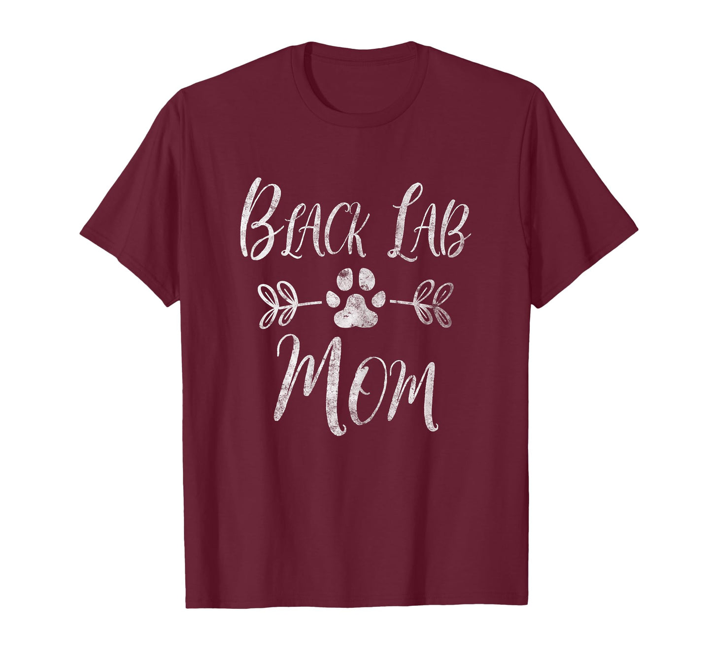 Black Lab Mom Shirt Labrador Retriever Lover Funny Dog Mom Women T-Shirt