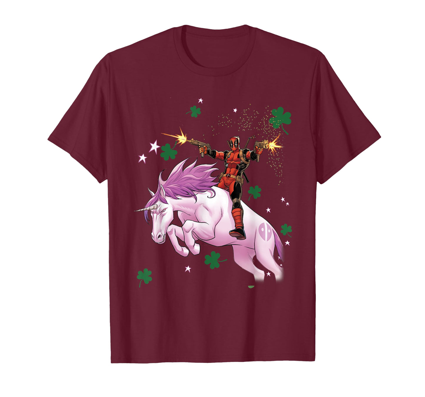 Marvel Deadpool Unicorn St. Patrick's Day T-Shirt