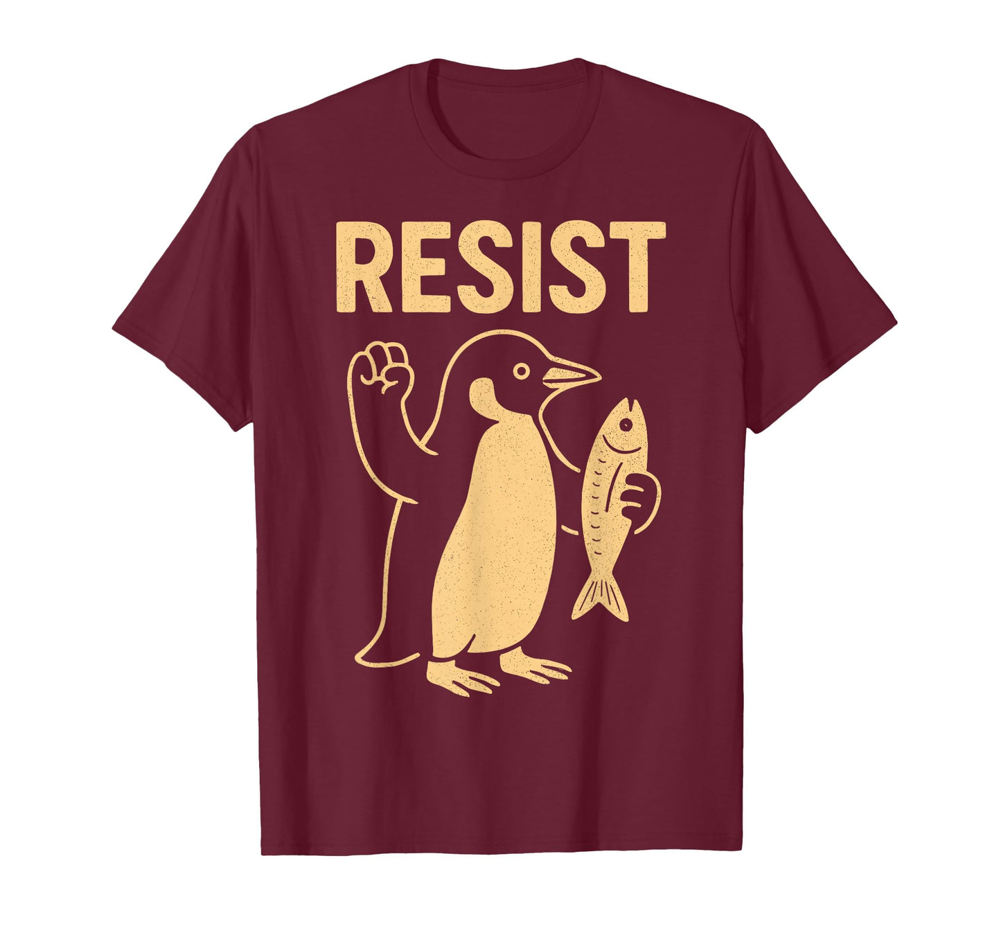 Penguin Resist Penguins Protest Against Tariffs T-Shirt