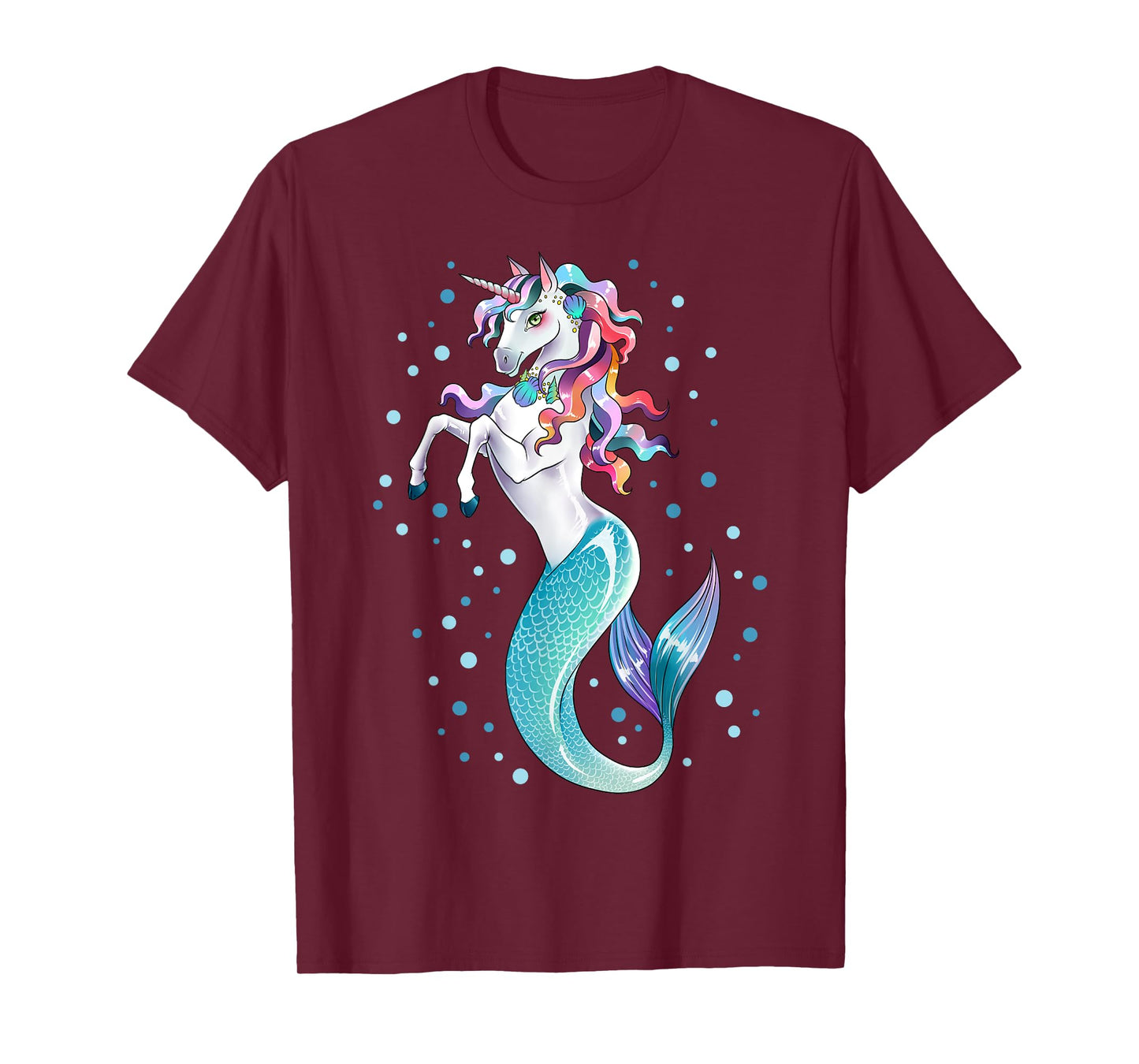 Unicorn Mermaid Mermicorn Girls Kids Women Rainbow Gifts T-Shirt