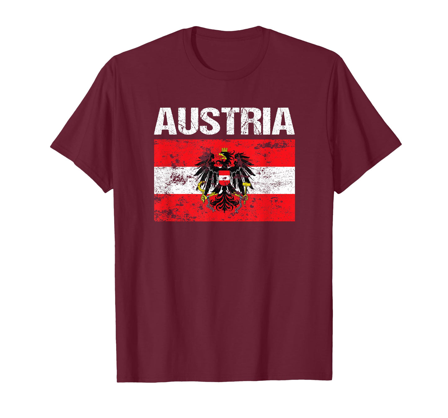 Austrian Flag Austria Vienna Land der Berge Eagle T Shirt T-Shirt