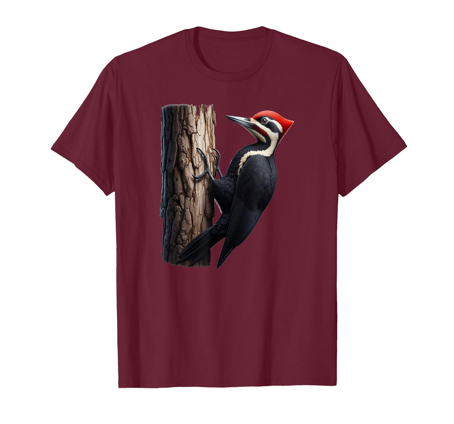 Bird Series. Pileated Woodpecker Bird. Artist's Rendition. T-Shirt