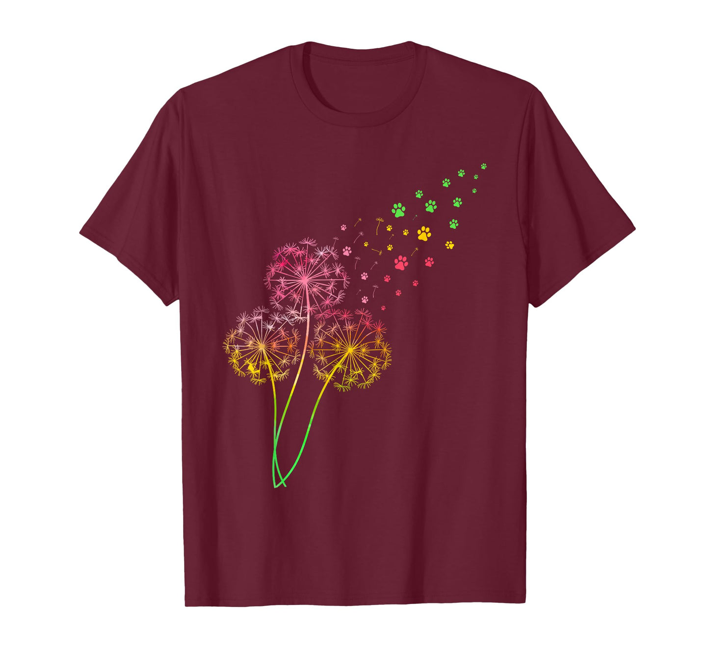 Dandelion Paw Print T-Shirt