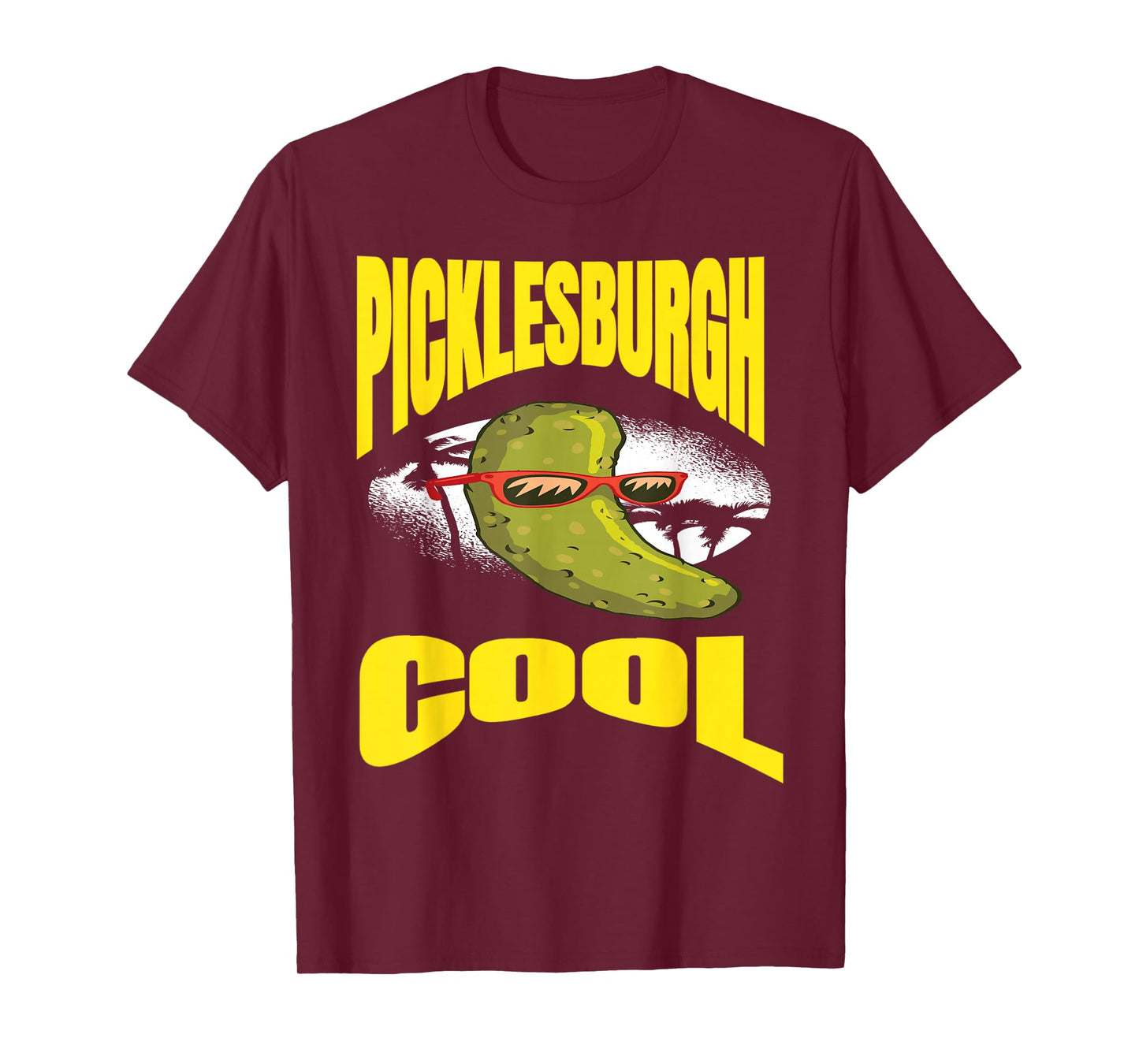 Funny Pittsburgh Humor Picklesburgh Cool Relaxing Pickle T-Shirt