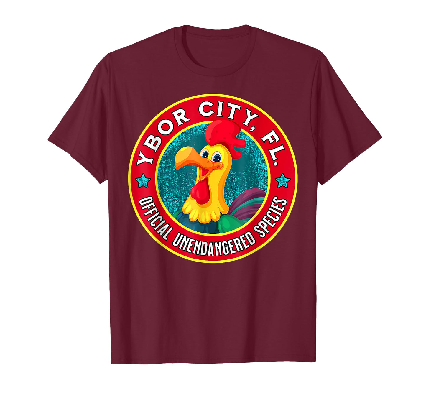 Ybor City Chicken Official Unendangered Species Souvenir T-Shirt
