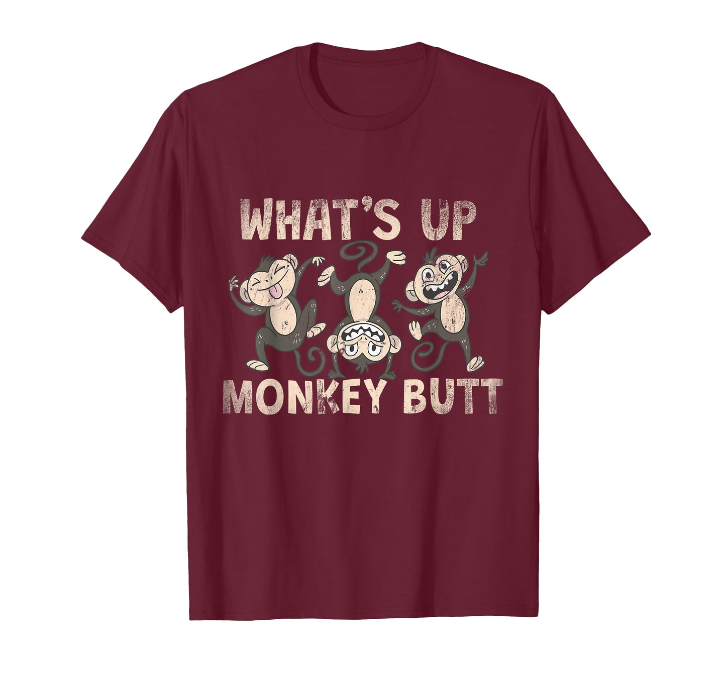 Funny Sup Monkey Butt T-Shirt