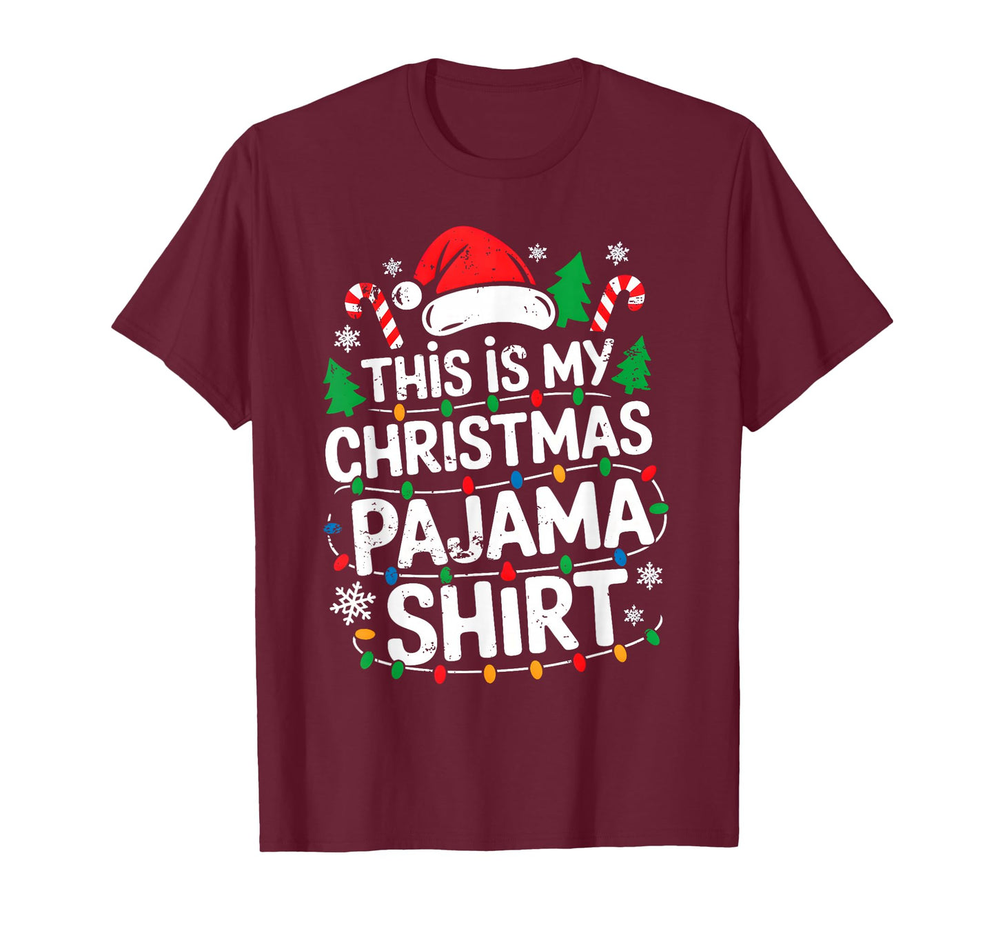 This is My Christmas Pajama Shirt Xmas Family Christmas 2025 T-Shirt