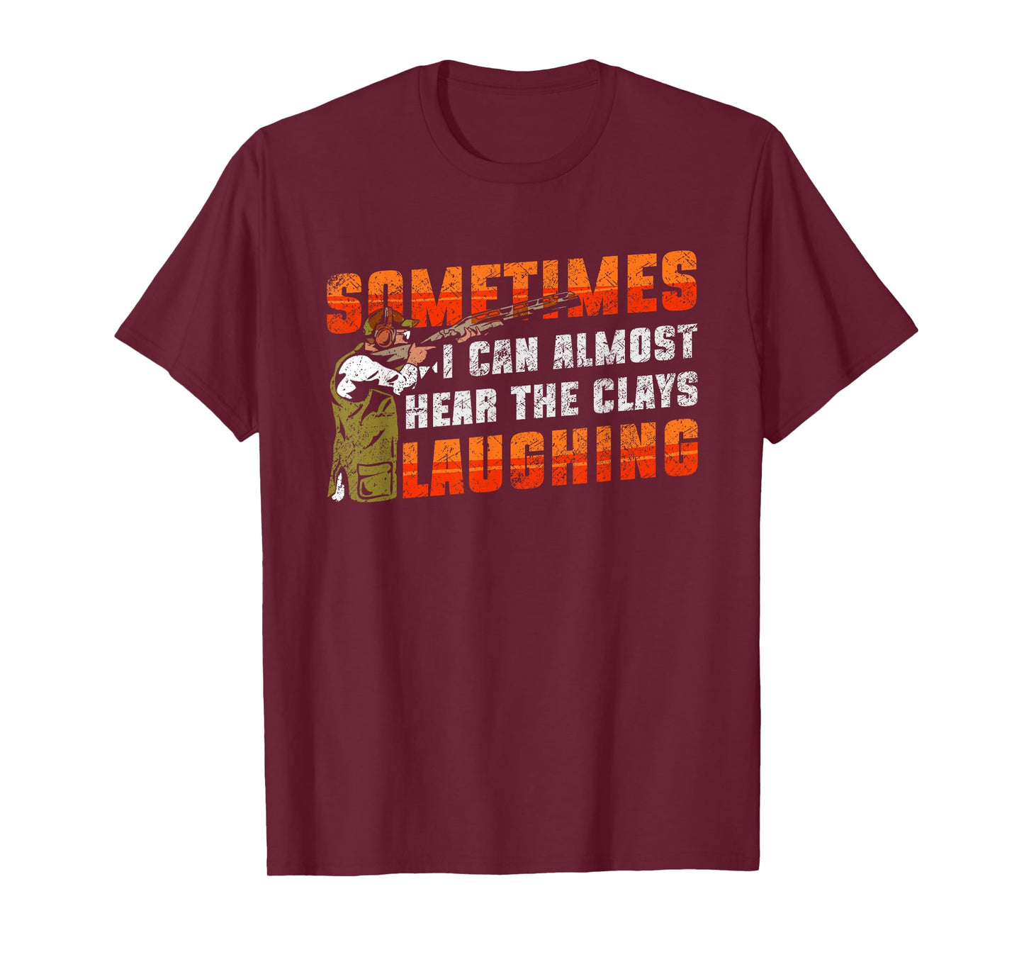 Clay Skeet Shooting Trap Shooting Clay Pigeon Funny T-Shirt