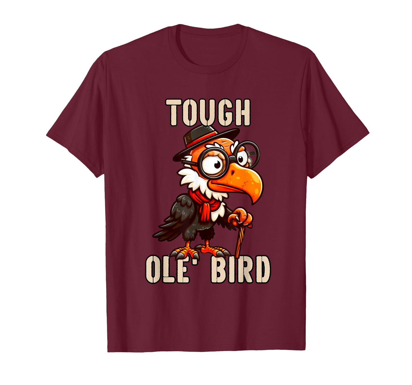 Grandpa's Tough Old Bird Buzzard Old Grandfather Funny T-Shirt