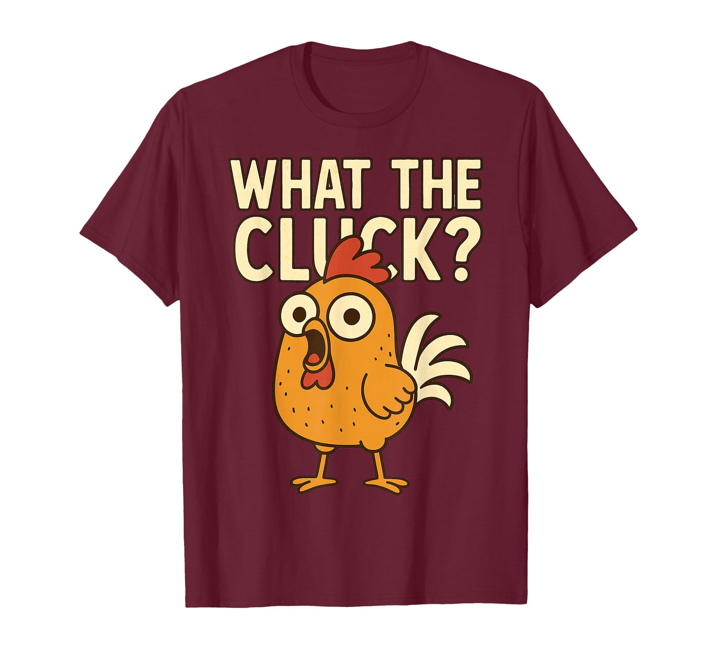 Funny Chicken What The Cluck Retro Gifts for Men Women Kid T-Shirt
