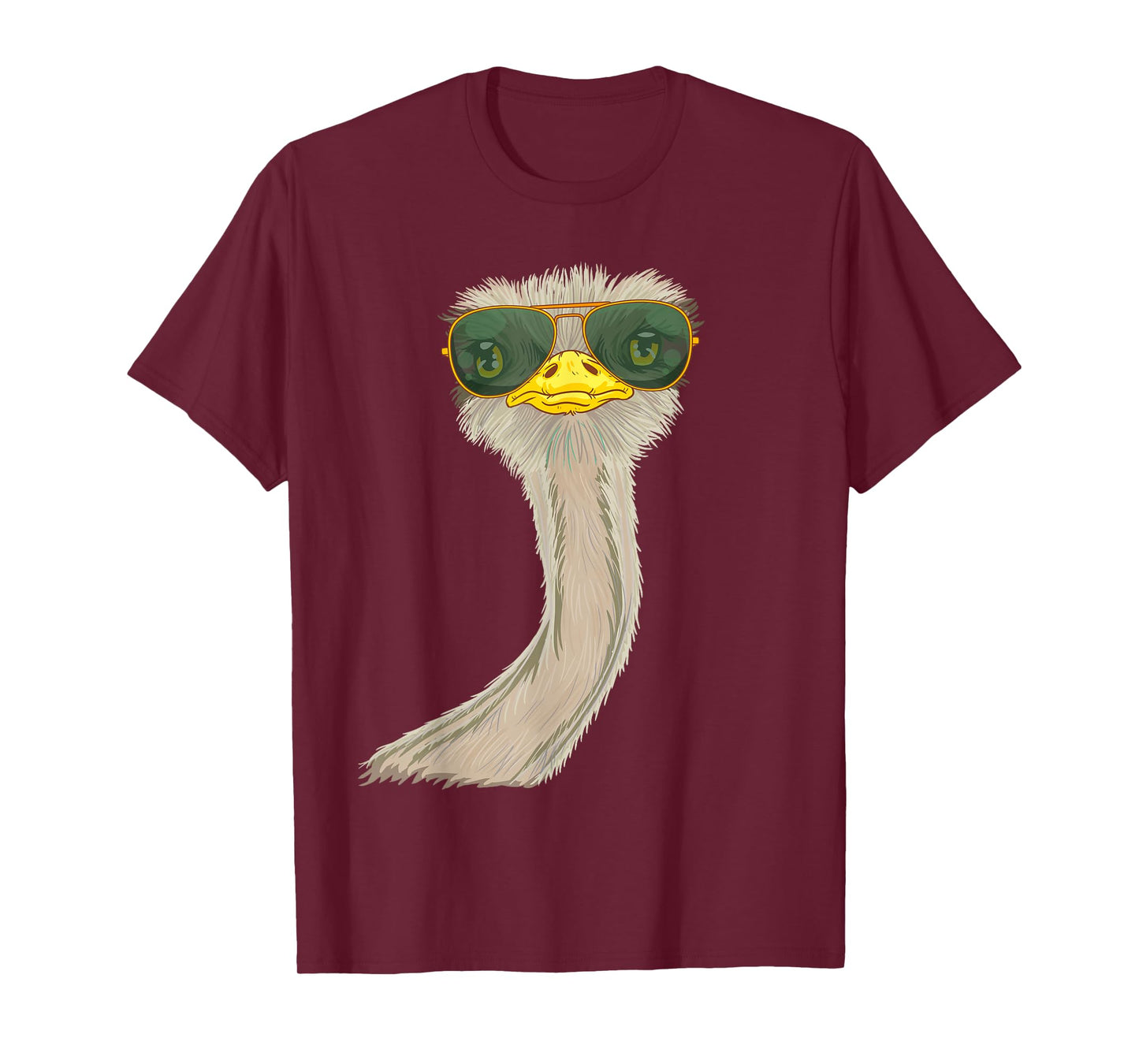 Funny Looking Ostrich Bird Africa T-Shirt