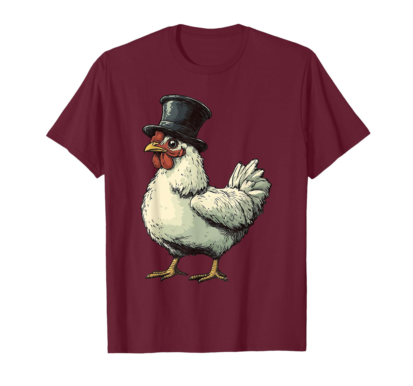 Chicken Wearing A Hat T-Shirt
