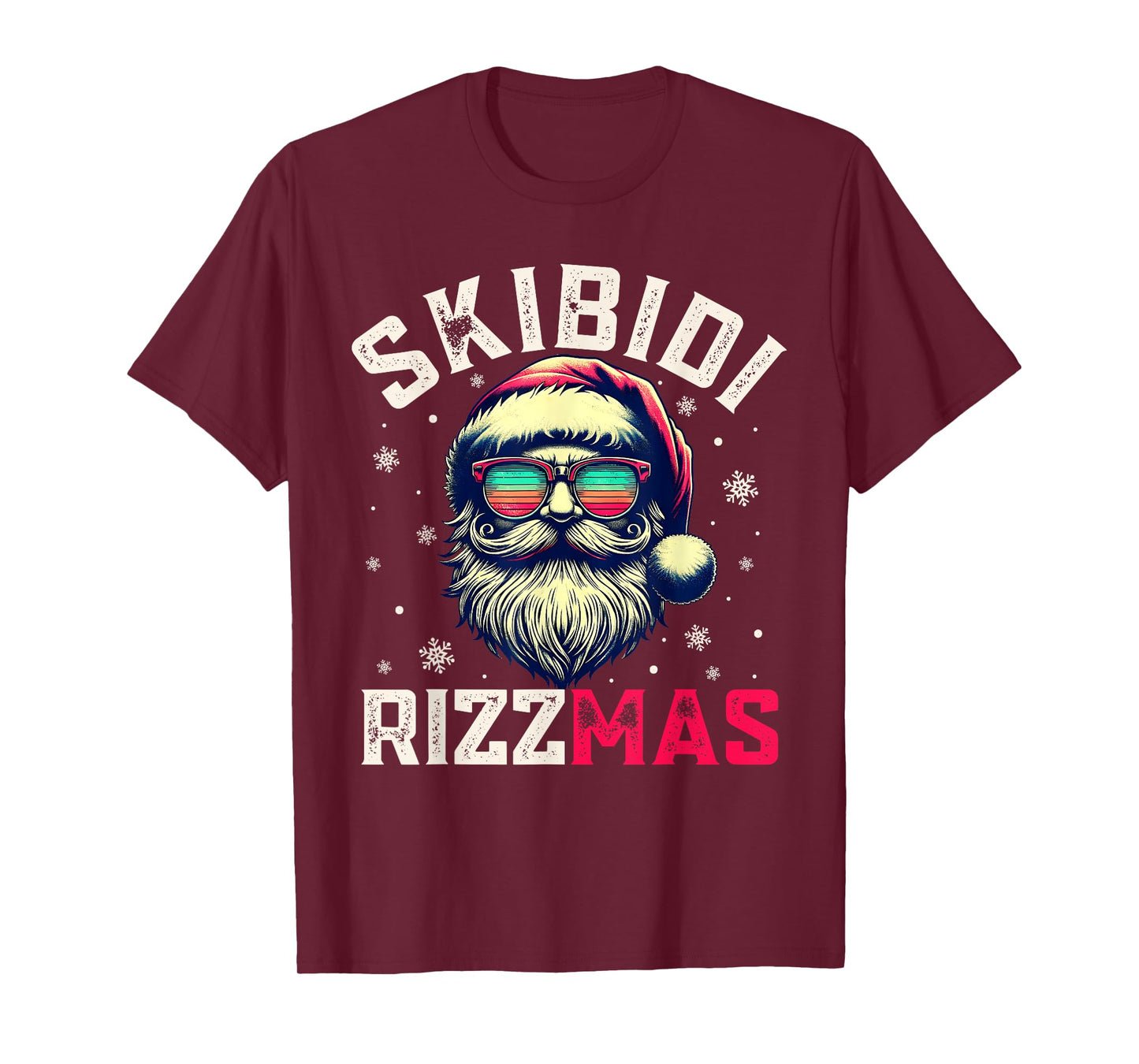 Skibidi Rizzmas Christmas Rizz Santa Claus Rizz the Season T-Shirt