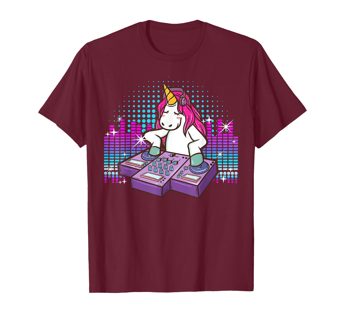 Fun DJ Shirt Unicorn T Shirts DJ Turntable Shirt Rave Shirt