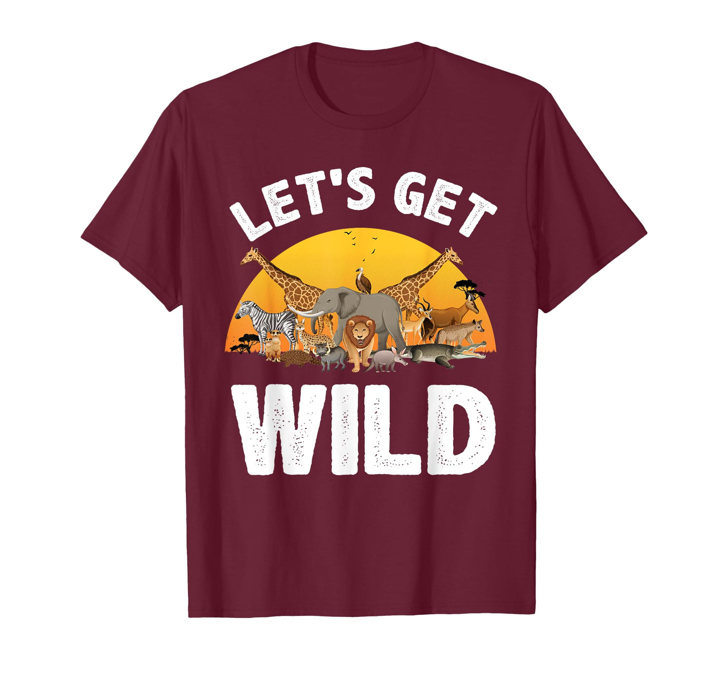 Funny Safari Design For Men Women Kids Safari Animal Lovers T-Shirt