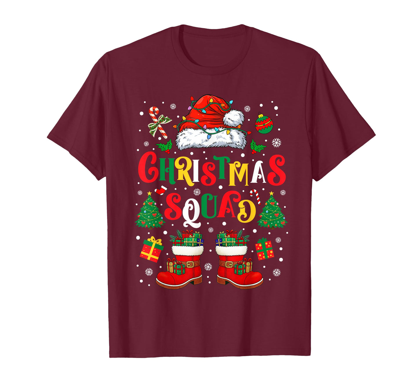 Christmas Squad Xmas PJ Christmas Pajamas Family Kids Friend T-Shirt
