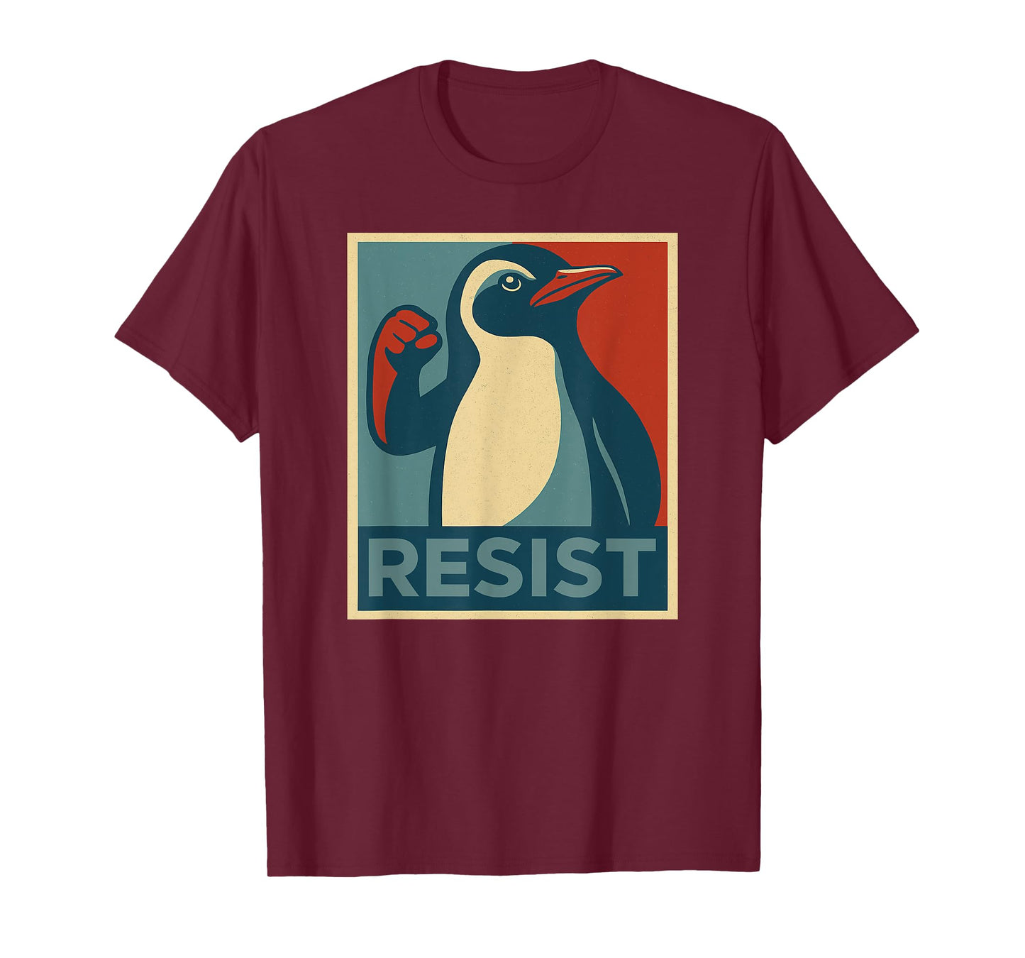 Funny Graphic Penguin Against Tariffs Penguins Resist T-Shirt
