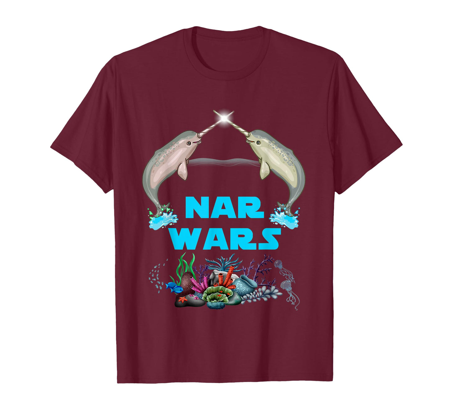 Narwhal Shirt Nar Wars Under The Sea T-Shirt
