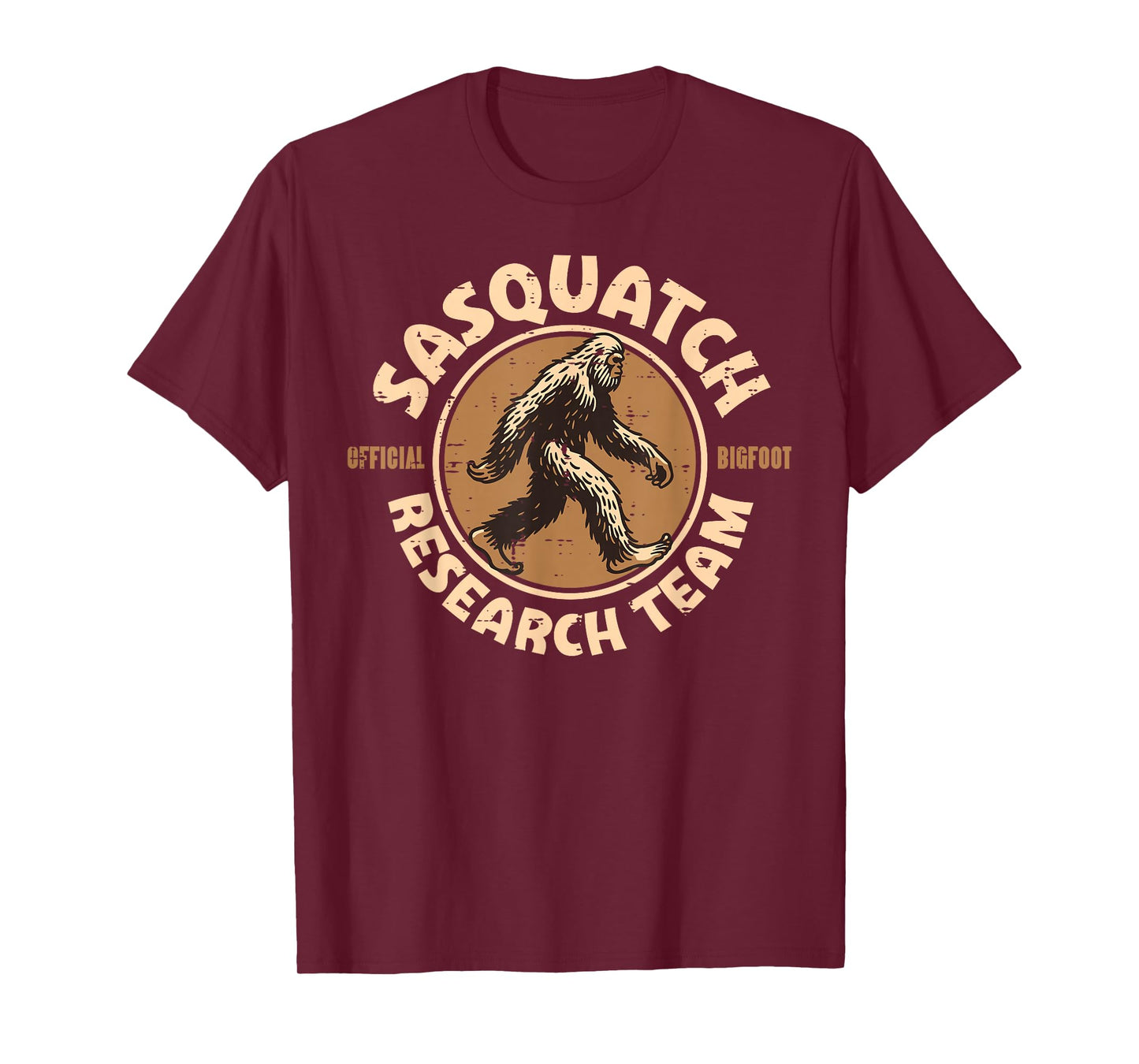 Sasquatch Official Research Team Fun Bigfoot Women Men Kids T-Shirt