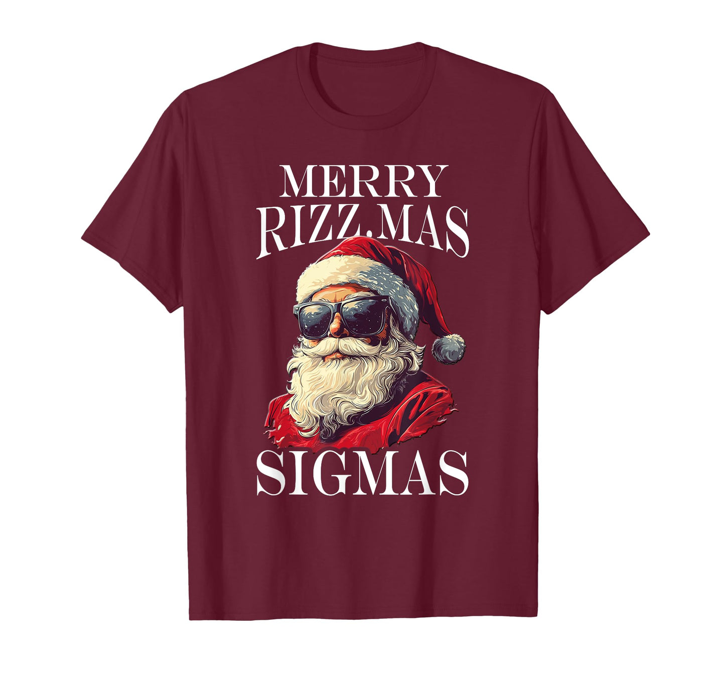 Merry Rizzmas Sigmas - Xmas Christmas Santa Claus T-Shirt