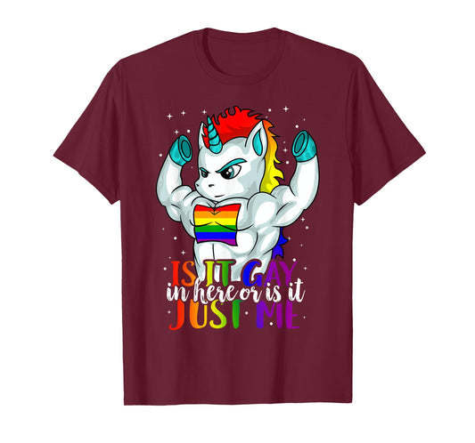 Gay as Fuck Pride Week Unicorn Lesbian Gay T-Shirt