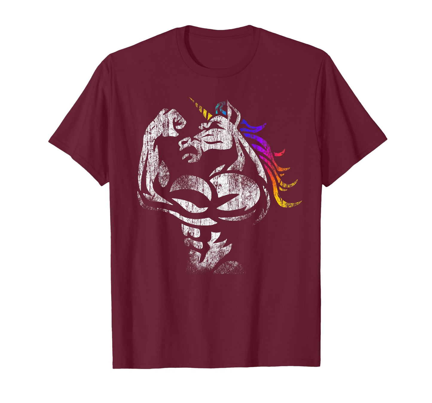 Unicorn Muscle Shirt Birthday Father's Day Gym T-Shirt T-Shirt