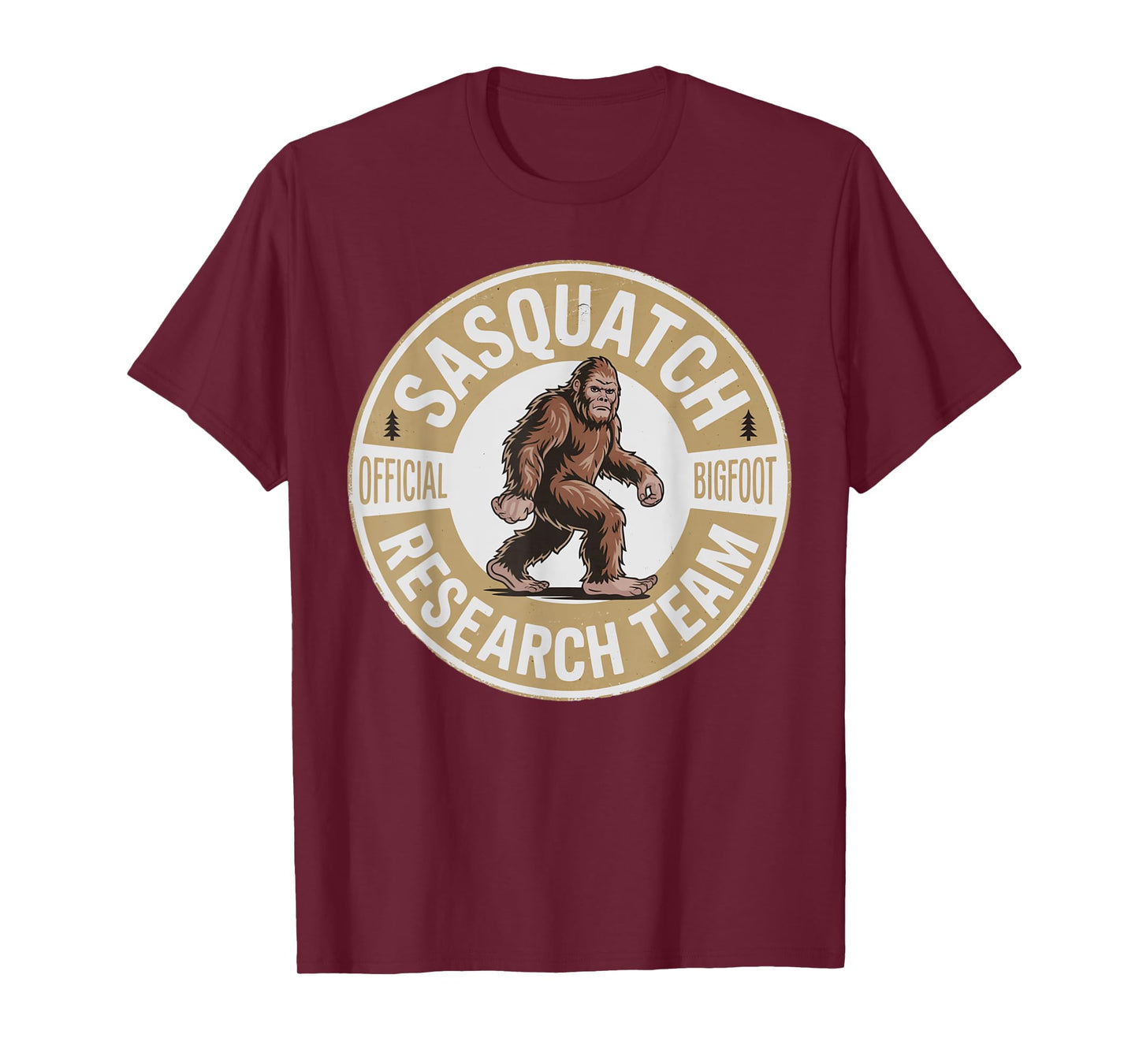 Bigfoot Research Team Retro Vintage Sasquatch Men Women T-Shirt