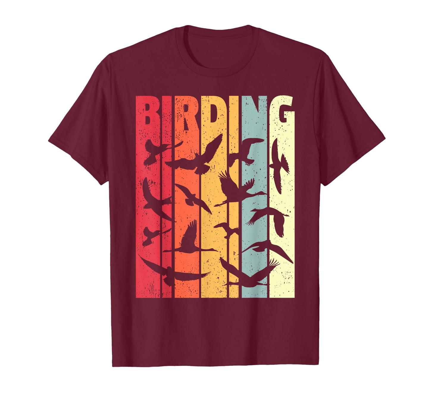 Birding Retro Birdwatcher Birder T-Shirt