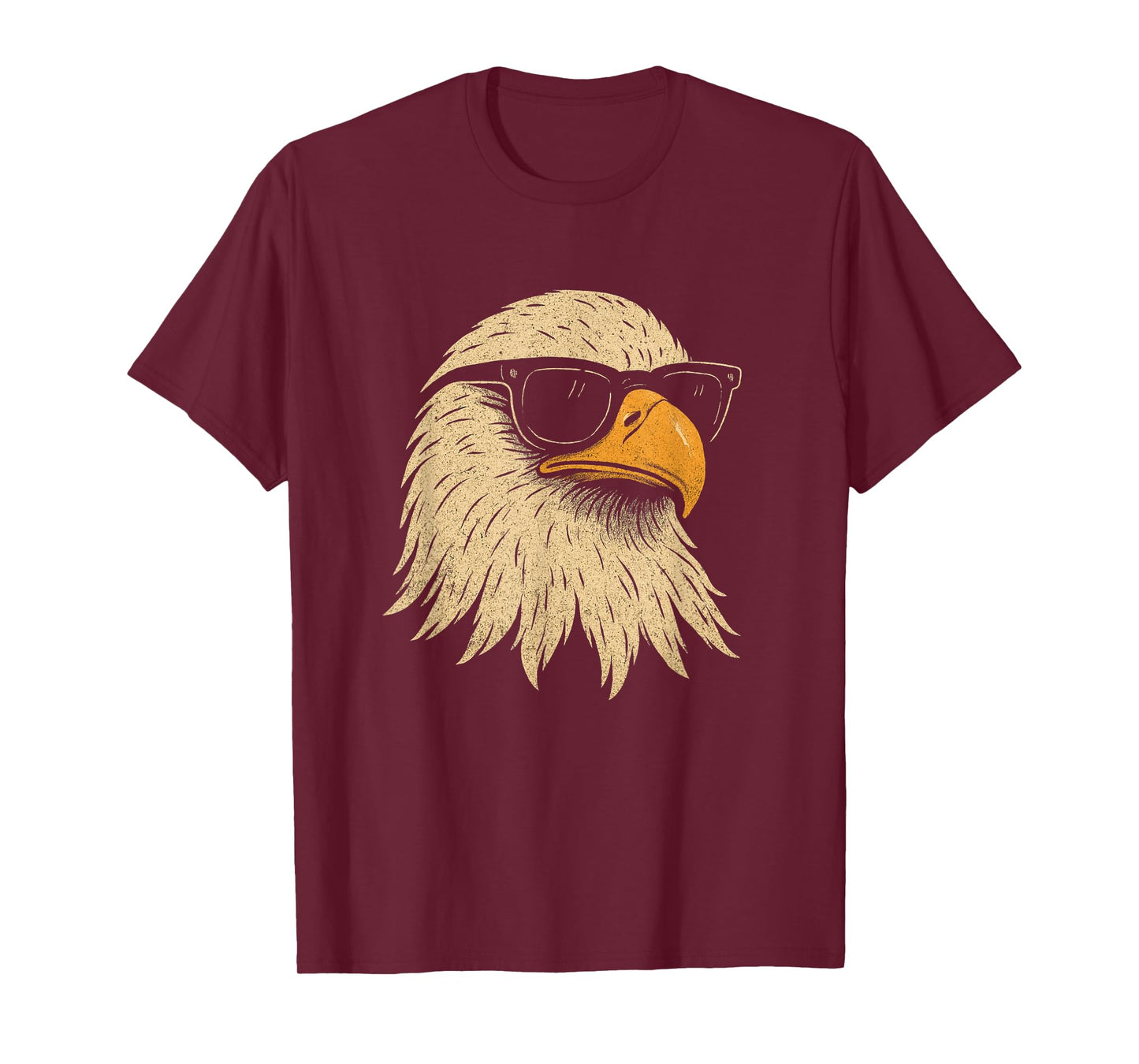 Cool Eagle Sunglasses Retro Vintage Patriotic Eagle T-Shirt