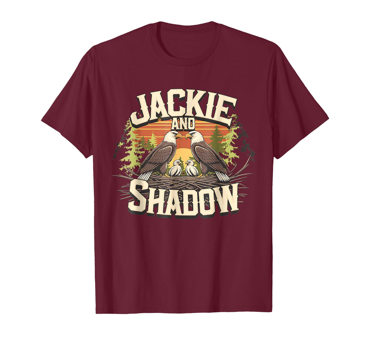 Jackie and Shadow Bald Eagle Vintage Nature and Eegle Lovers T-Shirt