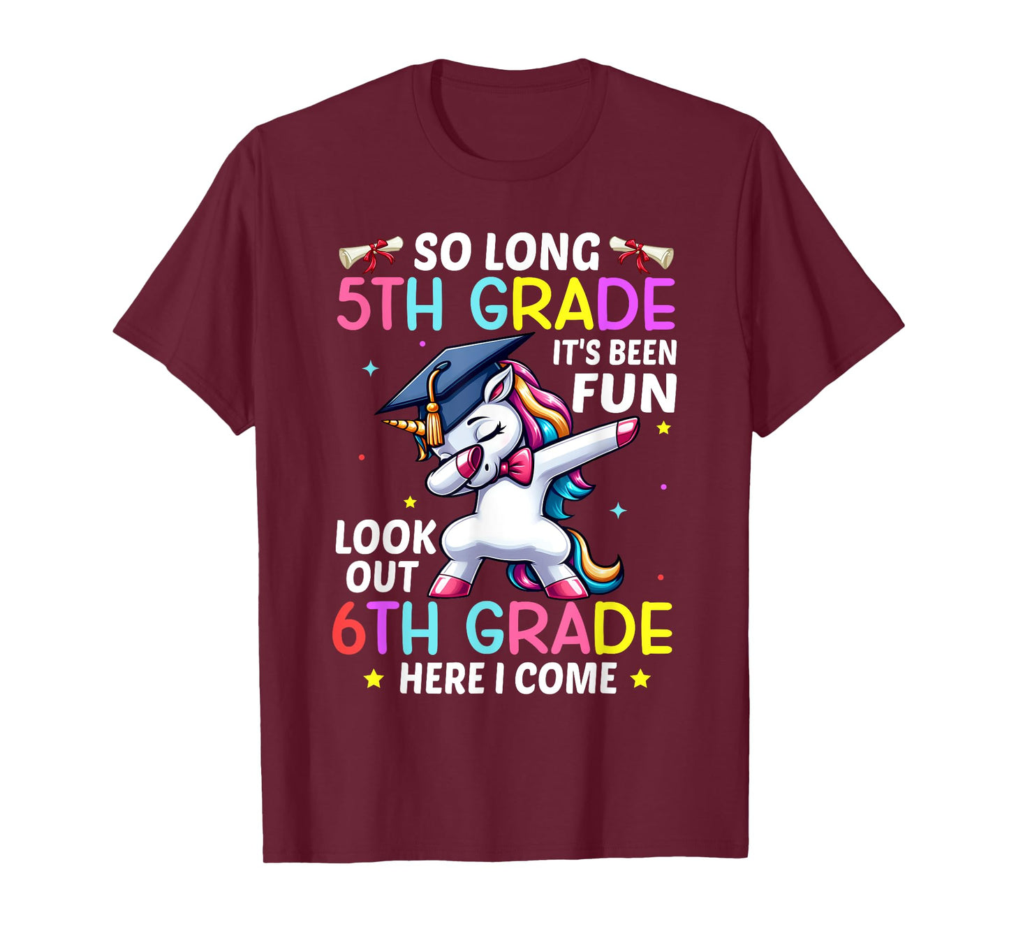 So Long 5th Grade Graduation 6th Grade Here I Come 2024 T-Shirt
