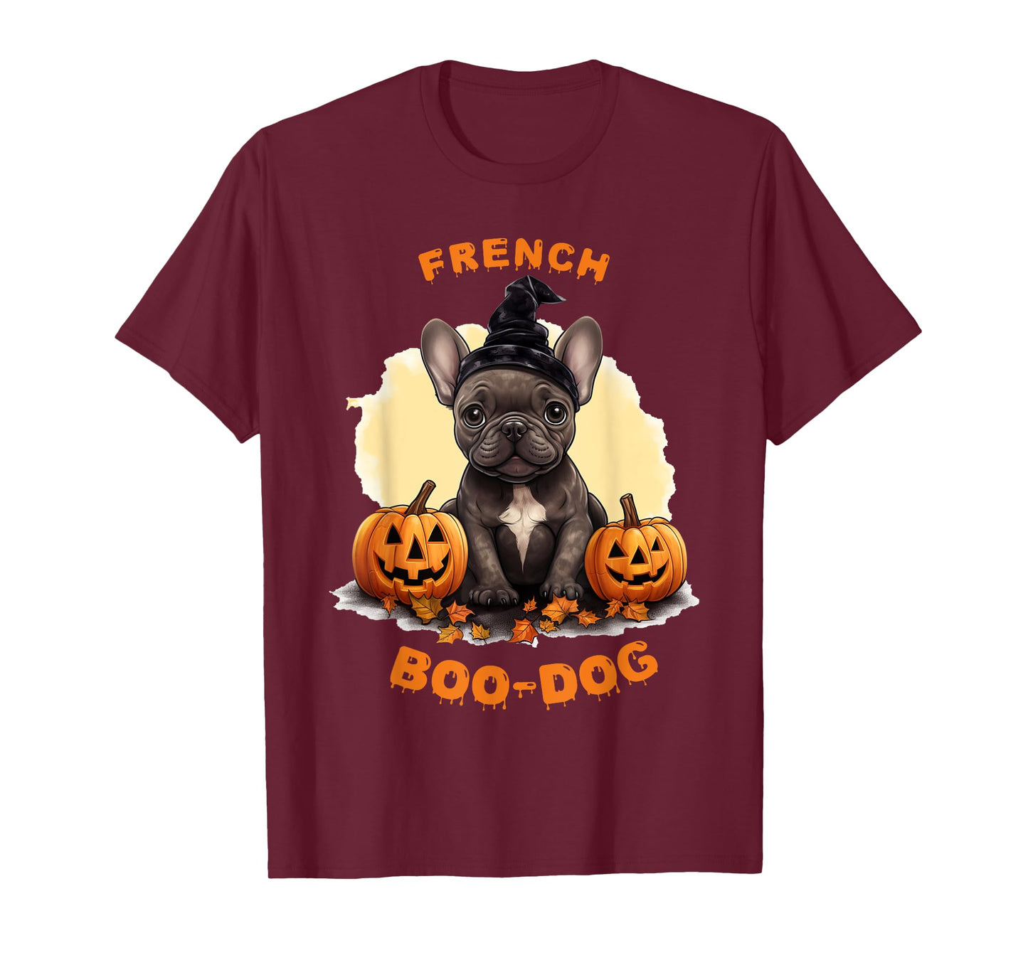 Halloween Frenchie, French Boo-dog, bulldog T-Shirt